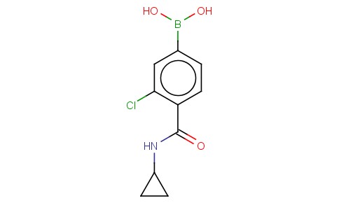 3-CHLORO-4-(CYCLOPROPYLCARBAMOYL)PHENYLBORONIC ACID
